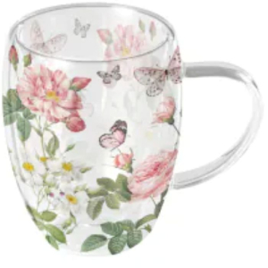 Amelia dubbelwandig theeglas groot